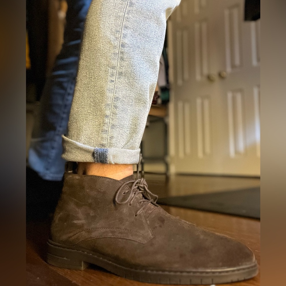 Mens Steve Madden Brown Suede Chukka Boots